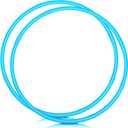 2 Pcs Toy Hoop Exercise Hoop Detachable Adjustable Plastic Toy Ring Playground Equipment for School Colored Circles Exercise Ring for Teens Dog Agility Equipment(Blue,26 Inch)
