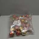 SHareconn 30ct 2.36 Inch Christmas Tree Balls Ornaments, Colored Shatterproof Plastic Decorative Baubles Decorations for Xmas Tree Decor Holiday Party Wedding Decoration (Red & Gold, 60mm)