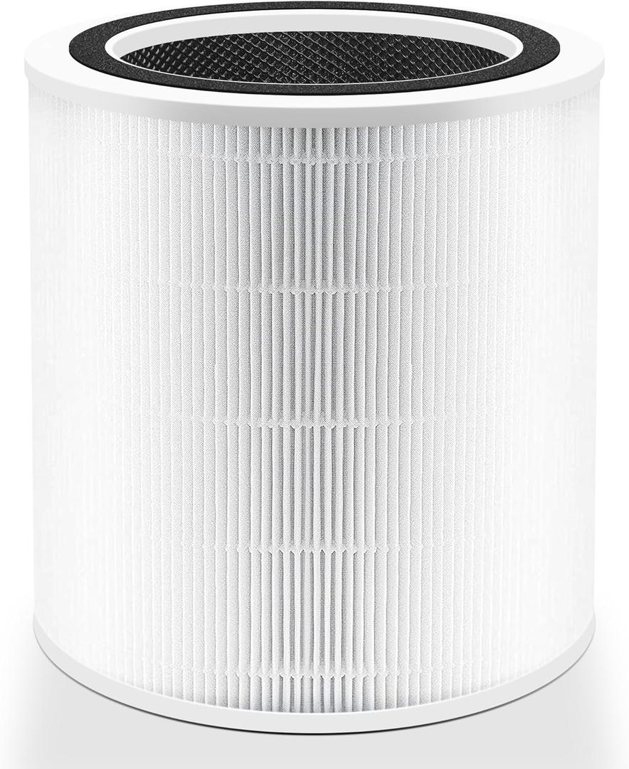Funmit Core 400S Replacement Filter for LEVOIT Core 400S Smart WiFi Air Purifier, 3-in-1 H13 True HEPA Replacement Filter, Compared to Part # Core 400S-RF, 1 Pack, White