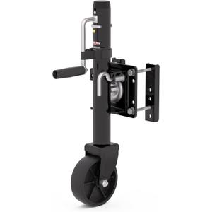 1200 lbs Trailer Jack with Wheel, 10" Lift, Bolt On Tongue Jack for RV, Boat, Trailer and More