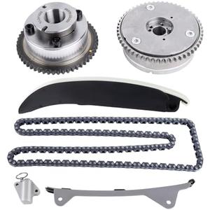 NEXAGEBIUS Engine Exhaust & Intake Timing Chain Kit, CVVT Camshaft Gear Camshaft Sprocket Compatible with 2017-2022 Hyundai Elantra Kona Veloster Kia Forte 5 2.0L Replace 24350-2E700 24321-2E010