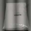 HOMEIDEAS Non-See-Through French Door Curtains Set of 2 for Front Door, Light Filtering Privacy Semi Sheer Window Curtains with Rod Pocket and Tie Back, White, 26W X 72L Inch