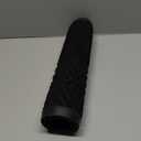 Smiry Front Door Mat Outside Entrance, Heavy Duty Sturdy Natural Rubber Doormat, Trap Dirt and Moisture, Easy Clean Low Profile Mats for Indoor Outdoor Entry, Irregular Triangle (29.5x17, Black)