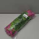 HyeFlora Artificial Flowers for Outdoors Fake Plants Outside Decoration, 12 Bundles Faux Fuchsia Morning Glory UV Resistant Look Real Silk Flowers for Outside Planter Front Door Porch Patio Yard Urn