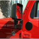 Rugged Ridge | Mirror Relocation Bracket Kit, Black | 11025.04 | Fits 2007-2018 Jeep Wrangler JK