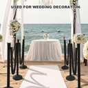 2 Pack Stanchions Post with Velvet Rope, Crowd Control Stanchions, Queue Pole for for Movie Theater, Party Supplies