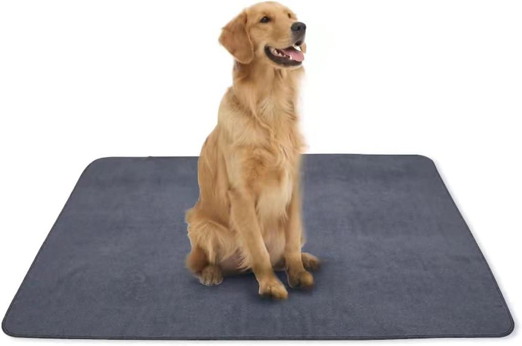 2 PCS Washable Puppy Pads 36" x 41", Upgrade Non-Slip Dog Pee Pads with High Soaks, Reusable,Waterproof for Training,Whelping,Housebreaking, Incontinence,for Fence, Playpen, Kennel, Crate