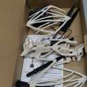 Halloween Decorations Outdoor Solar Garden Lights,2PCS of Set 3D Scary Bat Realistic Skeleton Outside Decor,Solar Creepy Bats Path Lights for Grave/Yard/House/Halloween Party Gifts Decor Purple