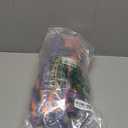 Seematn 6 Pcs Halloween Witch Costume Sets for Women, Purple Tutu Witch Accessories, Include Broom, Shoes Covers, Tutu Outfit, Hat, Gloves and Long Striped Stockings for Women Cosplay Party