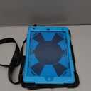 Case for iPad 9th Generation iPad Case 9th 8th 7th Generation iPad 10.2 Inch iPad 9th Gen Cover with Screen Protector Pen Holder TabletCases 360 Rotating Stand, Black Blue