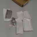 KOLET Ball Bearing Door Hinges, 4 x 4 Inches Door Hinges, 5/8'' Radius Corner Hinges, Heavy Duty Stainless Steel, Smooth and Quiet, Non Removable Pin, Brushed Nickel, 6 Pack