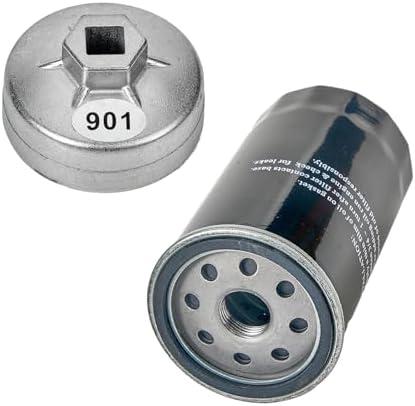 Mikatesi 122-0836 Oil Filter & 420-0577 122-0836 Oil Filter Wrench Kit Fits for RV QG 5500/7000 Series HGJAA HGJAB HGJAC Spin-on Replaces 01220836 B7238 PH2875 PH10027