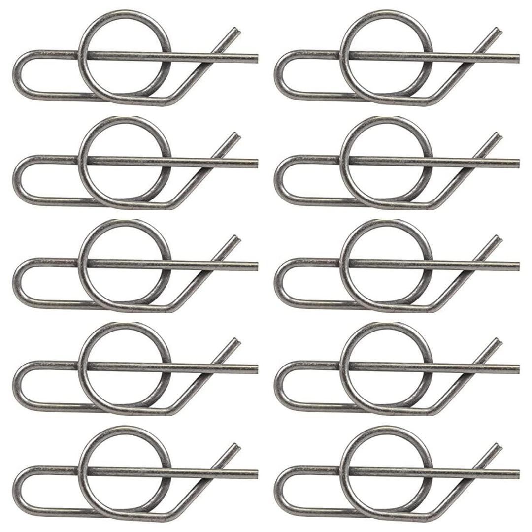 Replacement M154221 Spring Locking Cotter Pin D100 G110 L100 LA100 X100 X350 Z665 Compatible with John Deere(10 Pack)