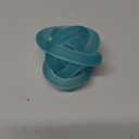 Beachcombers Coastal Life Teal Frosted Glass Knot Coastal Beach Ocean Decor Decoration Teal