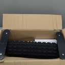 XL IT Band Firm Foam Roller with Resistance Holder - 17 inches - Exercise Roller for IT Band Issues, Deep Tissue Muscle Massage, Muscle and Back Roller for Fitness, Gym Equipment (Black)