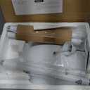 BoostArea Torchiere Floor Lamp, 30W Super Bright LED Standing Lamp, 3000K Stepless Dimmable Pole Lamp with Rotary Switch, 70 Inch Tall Metal Modern White Floor lamp for Living Room/Bedroom/Office/Den