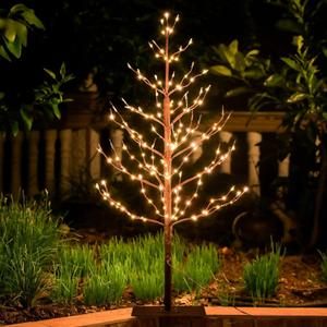 LED Tree Light 3ft 219L Warm White Artificial Tree Decoration for Bedroom Indoor Outdoor Home Festival Party Wedding Christmas