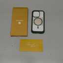 Miracase Magnetic for iPhone 14 Pro Case 6.1 inch, (Compatible with MagSafe) Upgrade Full-Body Clear Phone Bumper Case with Built-in 9H Tempered Glass Screen Protector, Magnetic Acacia Green