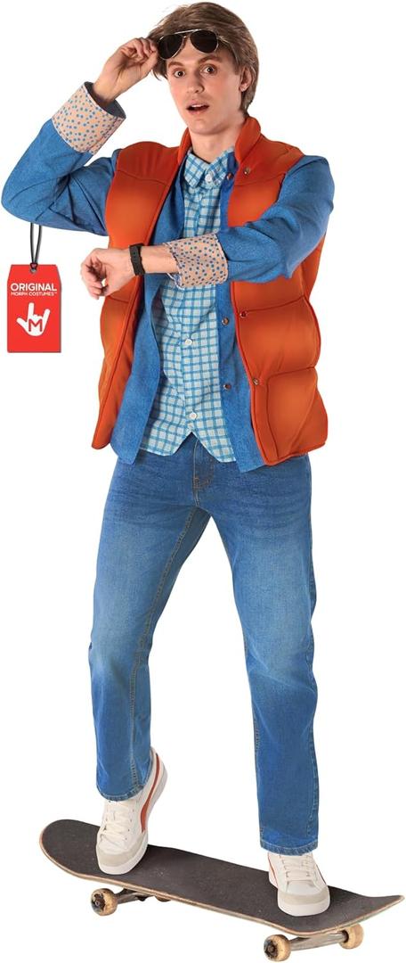 Morph Future Time Traveler Costume Men, Halloween Costumes For Men, Halloween Costumes For Adults (X-Large)