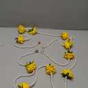 Wedding Event Decor Hangings of Pearl and Rose Flower for Wedding,temple Decoration,stage ,diwali Haldi/menhdi ,nikah Decor