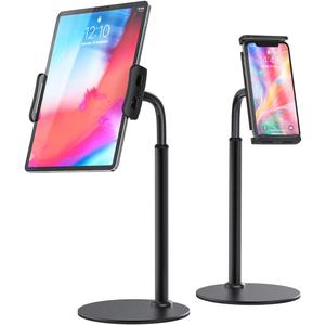 Bendable Tablet Holder for Desk, Compatible with iPad Pro 10.5 Air Mini, Switch, Galaxy Tabs, Kindles, Phones All 4.7-10.5" Devices