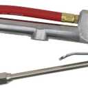 EPAuto Commercial Grade Dual Head Tire Inflator Gauge with Air Hose, 1/4" NPT, 12" Rubber Hose, 10-160 PSI
