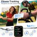 Smart Watches for Women (Android/iPhones), 120+ Sport Modes Fitness Tracker Watch with SpO2/Heart Rate Monitor, Steps/Sleep Tracker, 1.85" HD Smart Watch with Bluetooth Calls/Messages, 3ATM waterproof