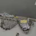 Zenna Home Tension Pole Shower Caddy, Corner Shower Storage System with 4 Adjustable Baskets, Bathroom Organization Solution, 60 to 108 Inch, Satin Nickel