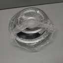 4 Pack (2) 6" & (2) 8" Electric Stove Burner Covers, Drip Chrome Pan Set Replacement for GE/Hotpoint WB31T10010 and WB31T10011