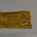 Hssugi Gold Pipe Cleaners, 100PCS Pipe Cleaners Craft Supplies, Glitter Golden Pipe Cleaners Bulk Fuzzy Sticks for DIY Art and Craft Projects Home Decoration
