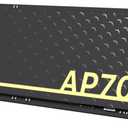 512GB SSD - M.2 NVMe PCIe Gen4x4 with Graphite Sheet, up to 4550MB/s Read, SLC Cache TLC 3D NAND Gaming SSD, Compatible with PS5, Laptop  PC (AP7000)