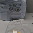 SUNROX Cooling Gel Memory Foam Chair Cushions, 2.6" Thick U-Shaped Dual-Layer Comfort Dining Chair Pads, Non Slip Seat Cushion with Ties for Indoor Kitchen Office 17"x16" Set of 4,  grey color