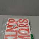 Bemeol 30 Sheets Large Letter Stickers 4 Inch Alphabet Letter Stickers Self Adhesive Sticker Letters for Bulletin Boards Classroom Home Decor(Multicolor)