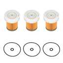 Fuel Filter 6A320-59930 6A320-58830 Compatible with Kubota B1410 B1610 B2301HSD B2320HSD L2501D L2501F L2501H M5640SU RTV900G RTV900W Mahindra 2216 2415 2516 O Ring 6A320-59950 6A320-59940