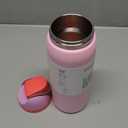 Owala FreeSip Insulated Stainless Steel Water Bottle with Straw for Sports and Travel, BPA-Free Sports Water Bottle, 32 oz, Pink, Angel Food Cake