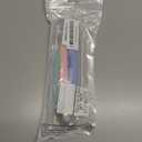 Lallisa 4 Pcs Double Head Baby Silicone Food Spoon Baby Fruit Scraping Mud Spoon Soft Feeding Food Scraper for Infants Fruit Feeding (Multicolor) (purple, green, pink, cyan)