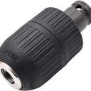 2-13mm Capacity Mount 1/2-20UNF Keyless Drill Chuck Quick Change Conversion Adapter with 1/2 Inch Socket Square Female Adapter