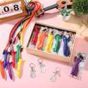 50 Sets Housekeeping Appreciation Gift Thumbs up Pens Team Keychains Thank You Cards Christmas Favors Inspirational Gift