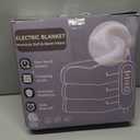 Heated Blanket 50"x60" Electric Throw Blanket with 5 Heat Settings, 10H Auto-Off, Soft Wave Fleece for Couch, Bed & Office, ETL Certified