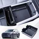 RUNROAD Center Console Organizer Tray Compatible with 2025 Hyundai Tucson Limited Hybrid Accessories, Armrest Tray For Tucson Console Organizer (Only for Electronic Version of Automatic Transmission)