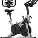Superun Exercise Bike, Stationary Bikes for Home Gym with 32-Level Magnetic Resistance, 300LBS Capacity Indoor Cycling Bike with Comfortable Seat, LED Display