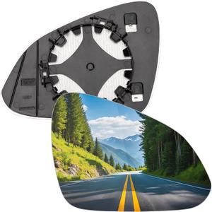 Passenger Side Mirror Replacement for Buick Regal 2011 2012 2013 2014 2015 2016 2017 - Right Side Mirror Glass, Rear View Mirrors Glass with Power Heated