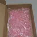 Boao 35 Pieces Christmas Snowflakes Ornaments DIY Acrylic Snowflakes Crystal Xmas Tree Pendant Winter Hanging Snow Theme Decoration(Clear Light Pink)