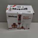 Blackcow Multi-Use 5 in 1 Immersion Blender 3.0, BPA-Free, 800W 12 Speed Hand Blenders for Kitchen, Copper Motor Stainless Steel Blade Emulsion Blender Handheld with Chopper, Whisk and Frother, Red