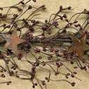 CWI Pip Berry Garland - 40 Inch - Artificial Garland for Mantle, Arch, Table, and Entryway - Burgundy