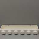 Room Copenhagen, Lego Book Rack - Decorative Floating Shelf Storage - White