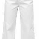 MakeMeChic Girl's Jeans Baggy Wide Straight Leg High Elastic Waisted Denim Pants Y2k Kid,Size 9y