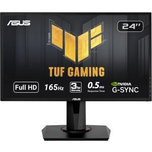 ASUS VG248QG 24" G-SYNC Gaming Monitor 165Hz 1080p 0.5ms Eye Care with DP HDMI DVI,Black