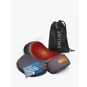 3in1 Neck Massager Pillow with Heating and Cervical Traction  Deep Tissue Massage for Pain Relief, Ergonomic Shoulder Massage Pillow, Neck Hump Corrector Ideal Gift for Women and Men Corded