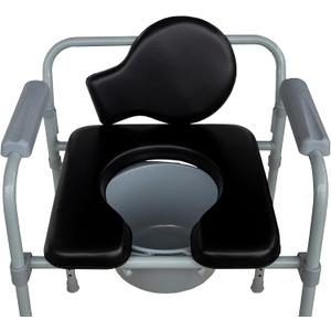 Commode Seat Cushion, Super Soft Sponge Padded Commode Chair Seat Pad for Elderly/Handicapped/Disabled, Shower Wheelchairs, Toilet Chairs